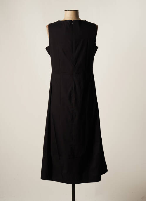 Robe mi-longue noir DOLCEZZA pour femme