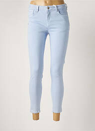 Jeans coupe slim broderie rivets taille normale bleu FRACOMINA femme