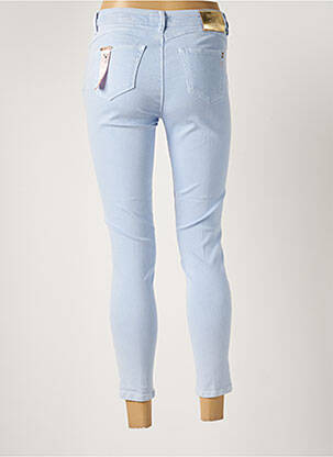 Jeans coupe slim broderie rivets taille normale bleu FRACOMINA femme
