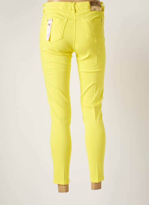 Jeans coupe slim jaune FRACOMINA femme