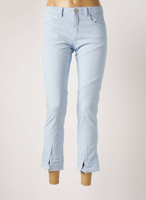 Pantalon 7/8 bleu ELISA CAVALETTI pour femme