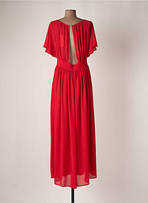 Robe longue manches courtes manches courtes rouge MOLLY BRACKEN femme