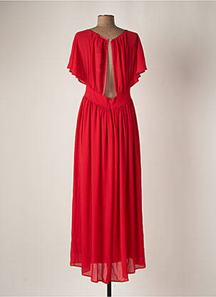 Robe longue manches courtes manches courtes rouge MOLLY BRACKEN femme
