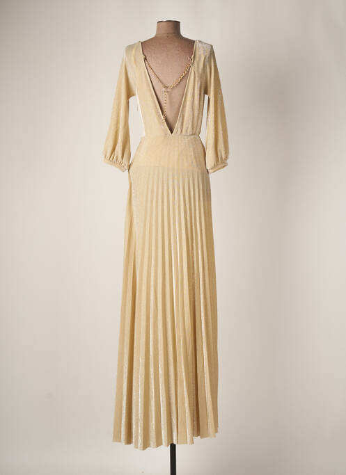 Robe longue beige RELISH pour femme