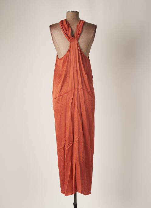 Robe longue marron MÊME ROAD pour femme