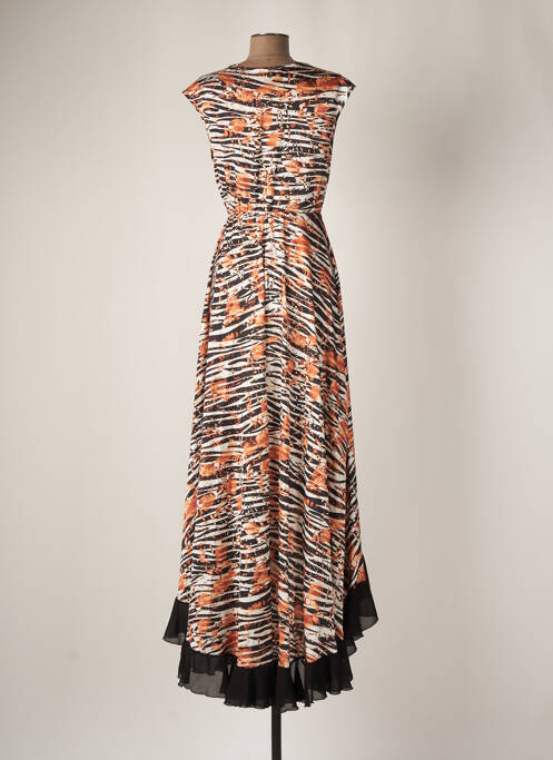 Robe longue marron RELISH femme