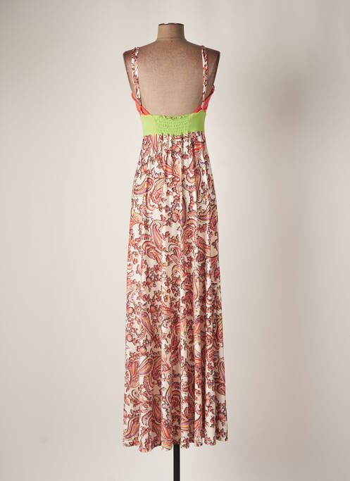 Robe longue marron RELISH pour femme