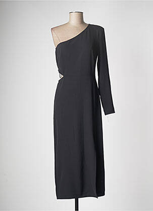Robe longue manches longues manches longues noir MÊME ROAD femme