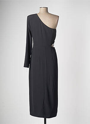 Robe longue manches longues manches longues noir MÊME ROAD femme