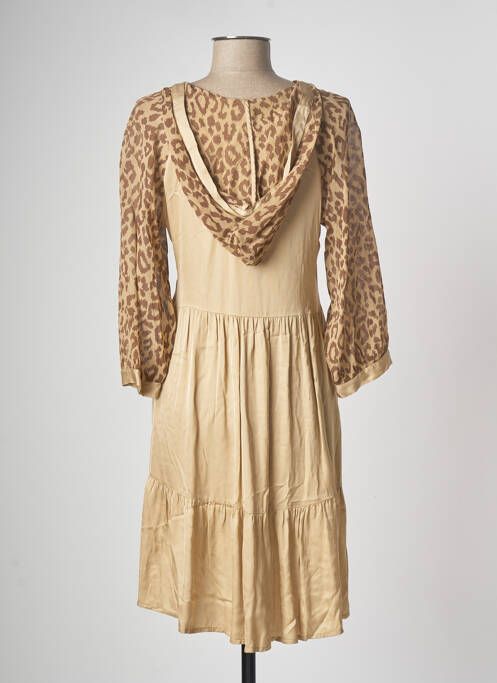 Robe mi-longue beige FRACOMINA pour femme