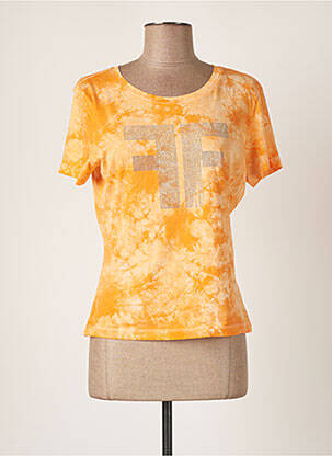 T-shirt orange FRACOMINA pour femme