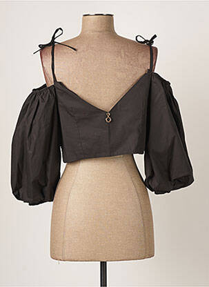 Top manches courtes manches courtes noir RELISH femme