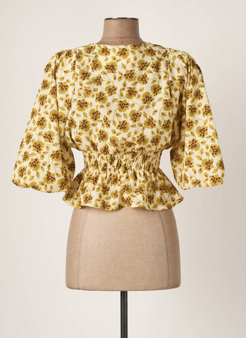 Blouse beige JANE WOOD pour femme