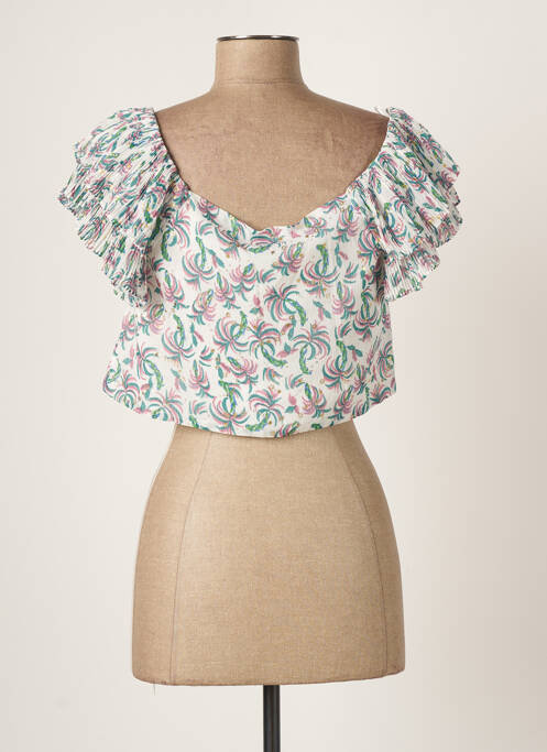 Top blanc LILI SIDONIO pour femme