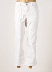 Pantalon flare blanc CREAM pour femme seconde vue