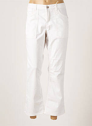 Pantalon flare blanc CREAM pour femme