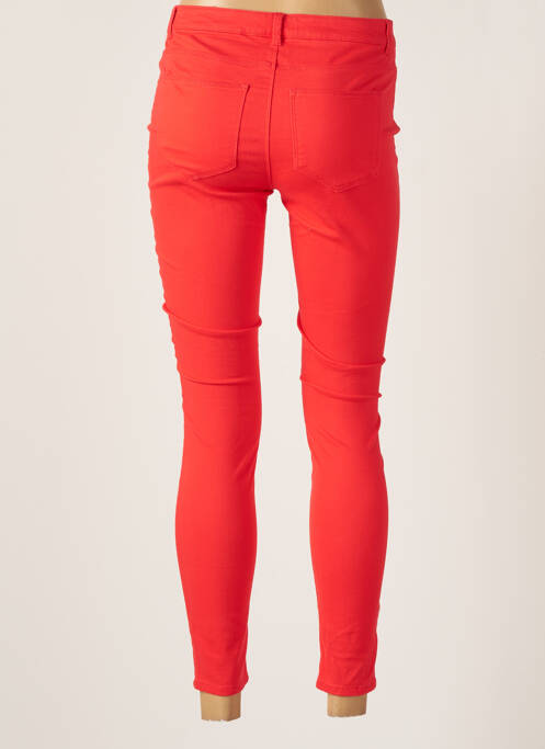 Pantalon slim rouge VERO MODA pour femme