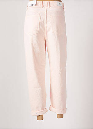 Jeans coupe droite taille haute taille haute rose LTB femme