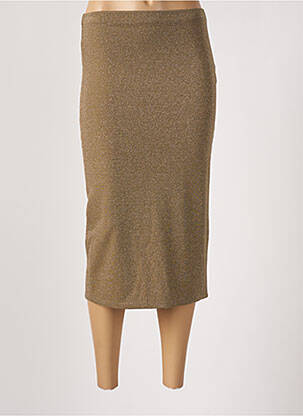 Jupe mi-longue taille haute vert IMPERIAL femme
