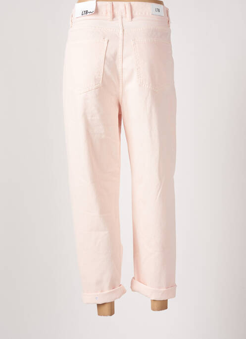 Jeans coupe droite rose LTB pour femme