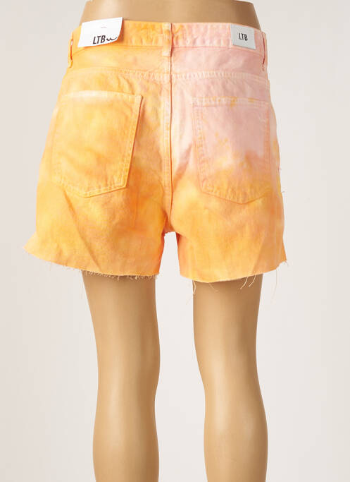 Short orange LTB pour femme