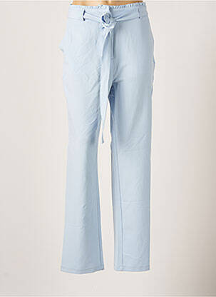 Pantalon droit bleu PIECES pour femme