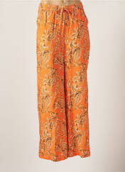 Pantalon droit orange CREAM pour femme seconde vue