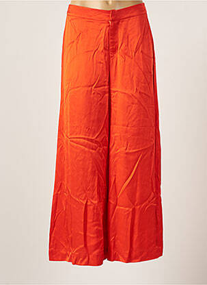 Pantalon droit orange KARMA KOMA pour femme