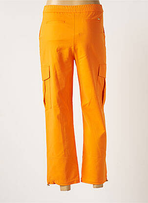 Pantalon cargo poches taille normale orange FRACOMINA femme
