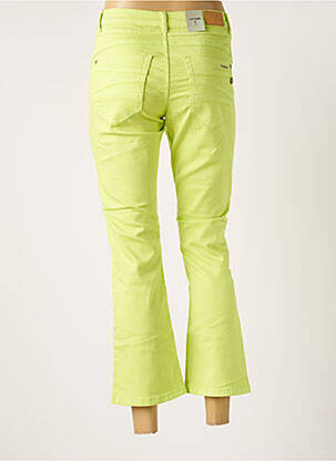 Pantalon 7/8 stretch taille normale vert CREAM femme