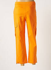 Pantalon cargo orange FRACOMINA pour femme seconde vue