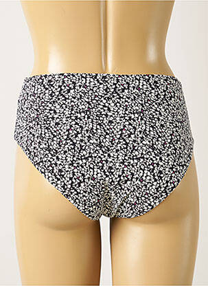 Bas de maillot de bain imprimé fantaisie culotte noir ONLY femme