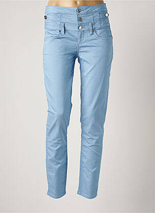 Pantalon slim taille haute taille haute bleu LIU JO femme