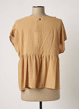 Blouse manches courtes manches courtes beige MARKUP femme