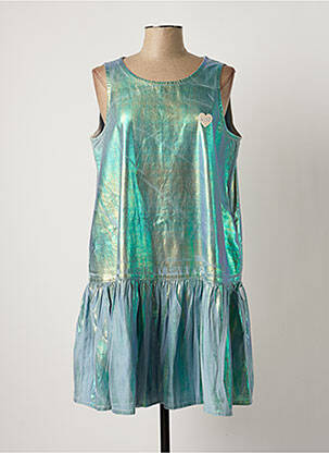 Robe mi-longue sans manche sans manche vert LOVE MOSCHINO femme