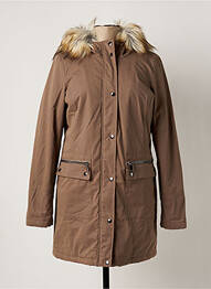 Parka manches longues a capuche marron LIU JO femme