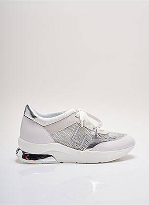 Baskets semelle amovible talon de 4 à 6cm gris LIU JO femme