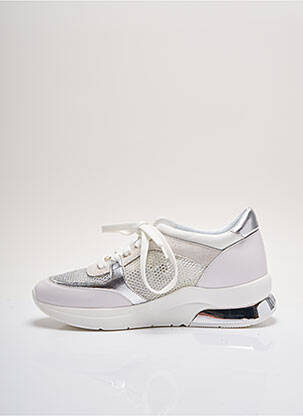 Baskets semelle amovible talon de 4 à 6cm gris LIU JO femme