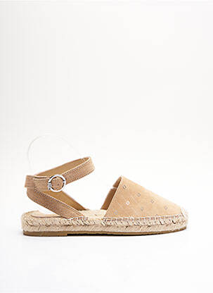 Espadrilles bout rond talon plat jusqu'à 3cm beige LIU JO femme