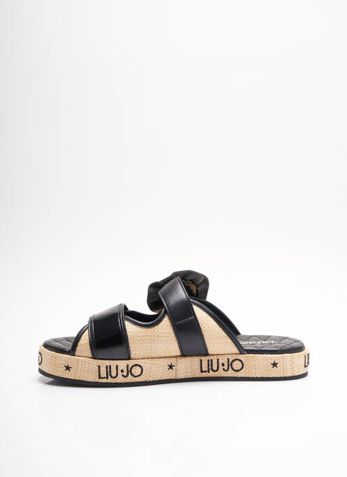Mules/sabots type de semelle amortissante talon plat jusqu'à 3cm noir LIU JO femme