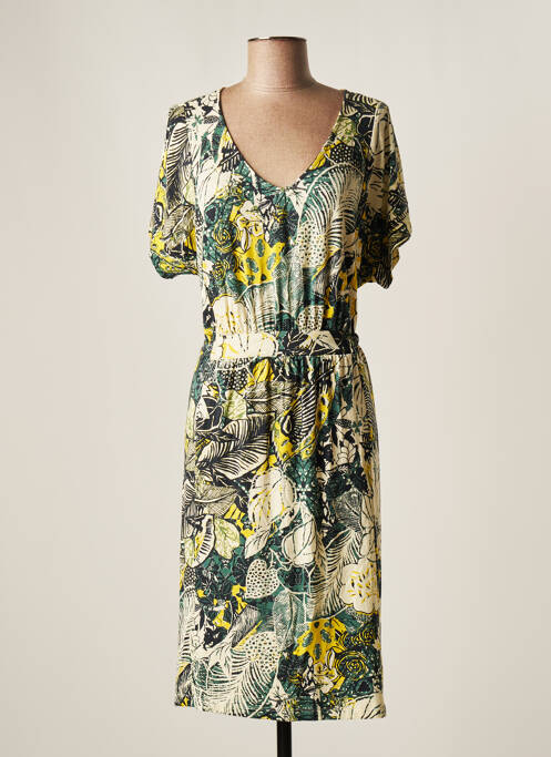 Robe mi-longue vert YEST pour femme
