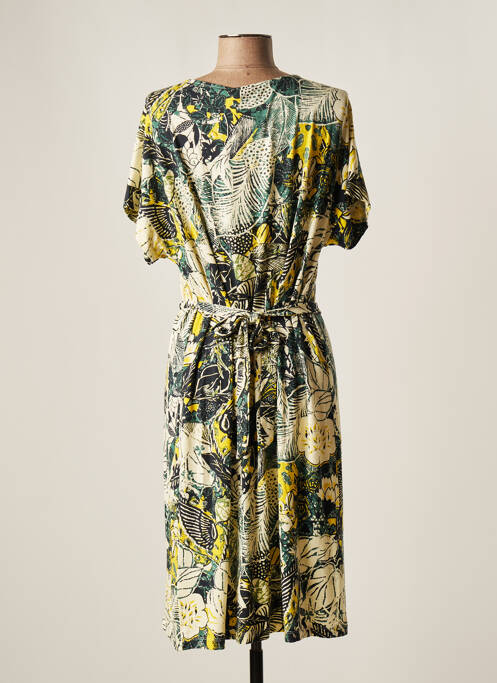 Robe mi-longue vert YEST pour femme