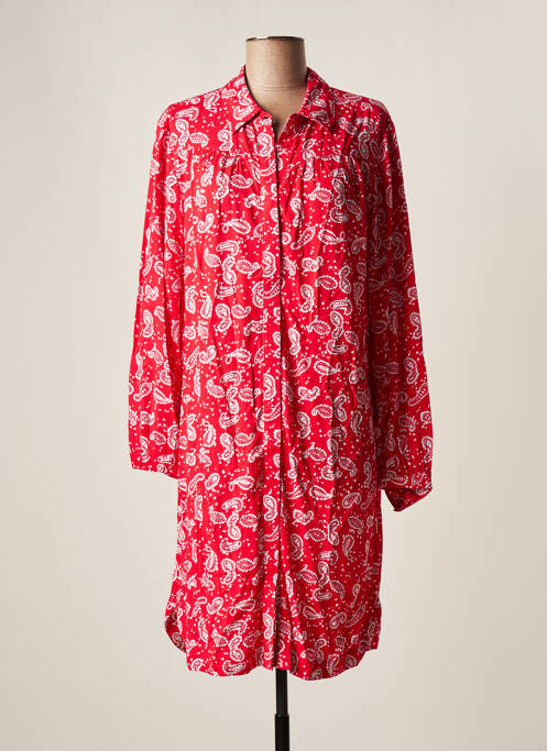 Robe mi-longue rouge YEST pour femme