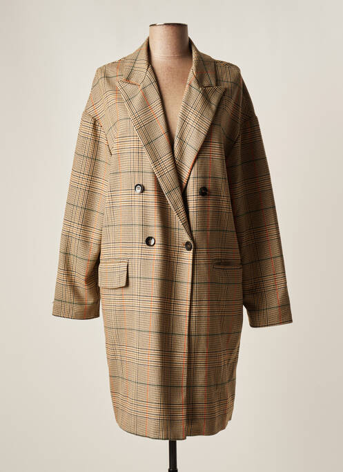 Manteau long beige DANIELA COOL pour femme