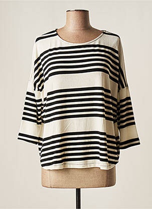 Pull coupe droite manches longues noir GUITARE femme