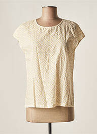 Top imprimé fantaisie manches courtes beige GUITARE femme