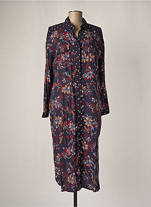 Robe mi-longue bleu YEST pour femme