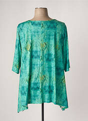 Tunique manches longues vert JOY pour femme seconde vue