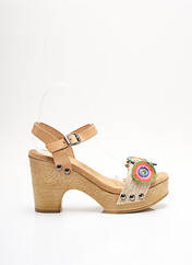 Sandales/Nu pieds beige PORRONET pour femme seconde vue
