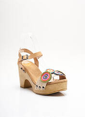 Sandales/Nu pieds beige PORRONET pour femme seconde vue